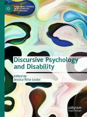 cover image of Discursive Psychology and Disability